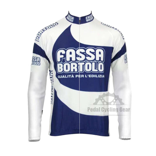 Fassa Bortolo Long Sleeve Retro Cycling Jersey