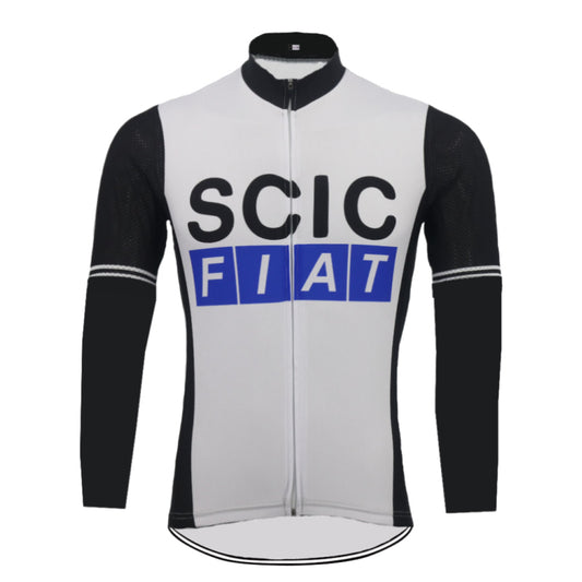 Tour de France 1976 Scic Fiat Long Sleeve Cycling Jersey