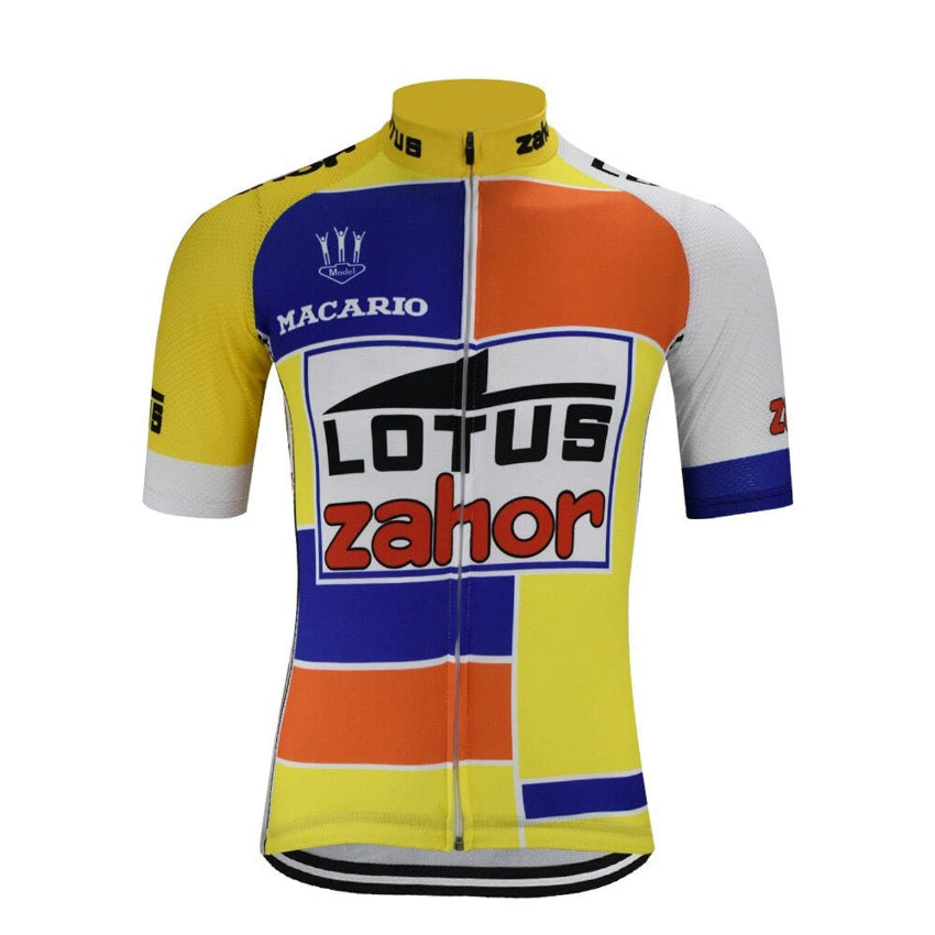 Lotus Zahor Retro Cycling Jersey 1989