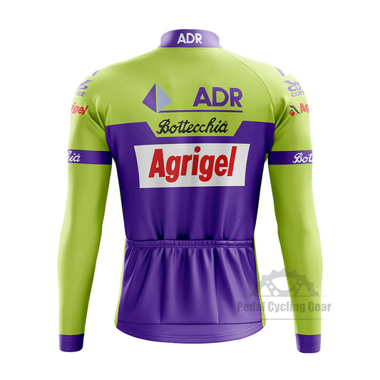 ADR Agrigel Bottecchia Long Sleeve Retro Cycling Jersey