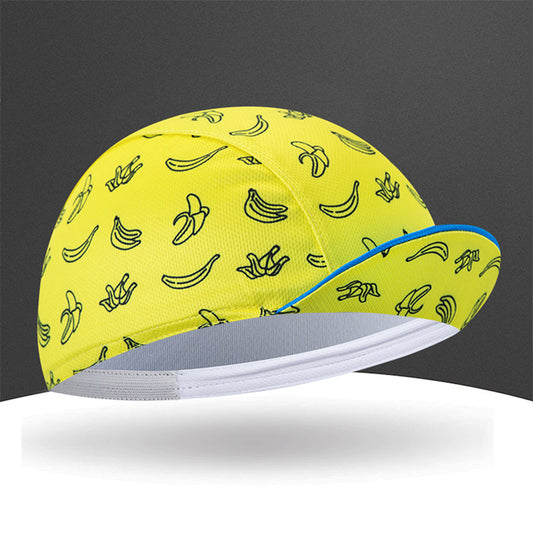 Banana Cycling Cap Yellow Bicycle Headwear