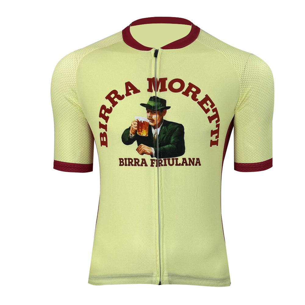 Birra Moretti Bier gelbes Radtrikot – Pedal Cycling Gear