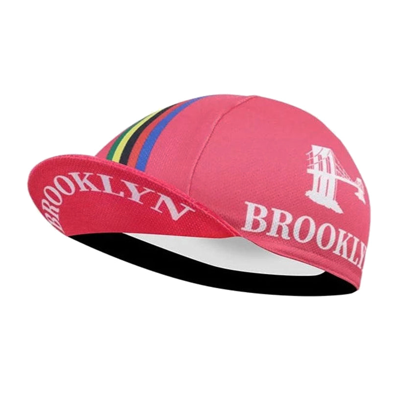 Brooklyn Team Pink Retro Cycling cap