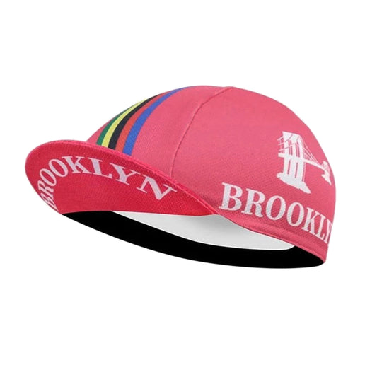 Brooklyn Team Pink Retro Cycling cap