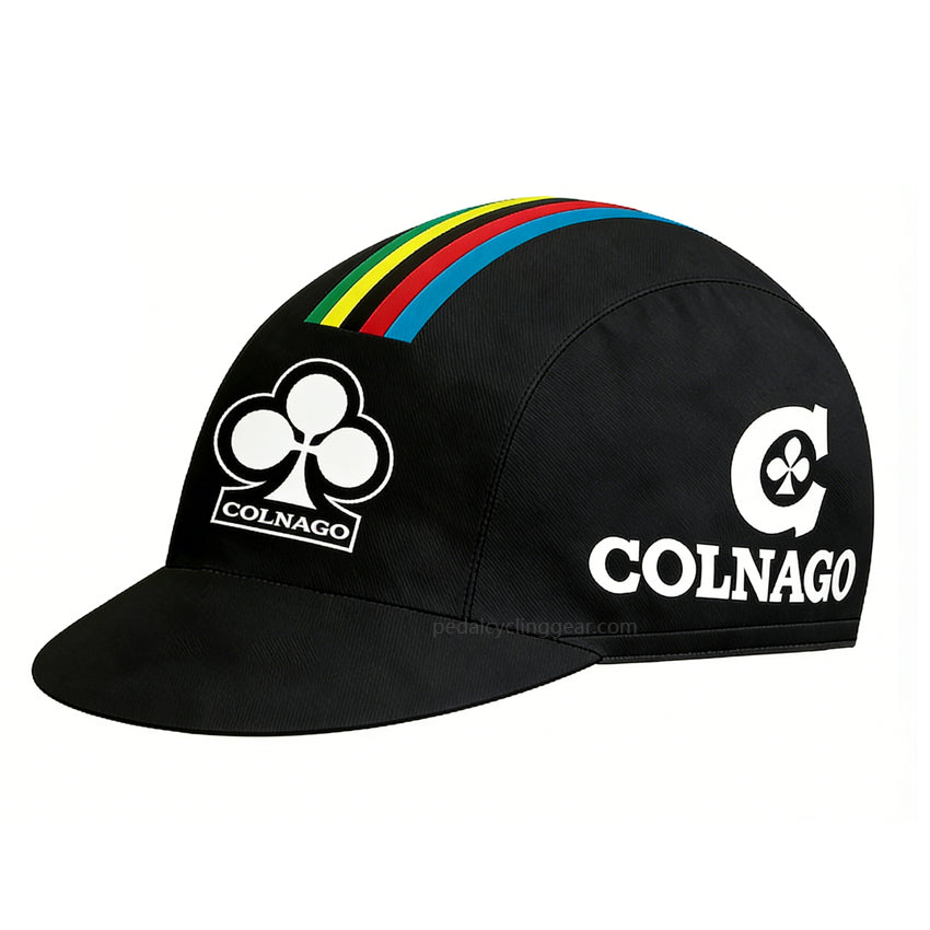 Colnago Retro Black Cycling Cap