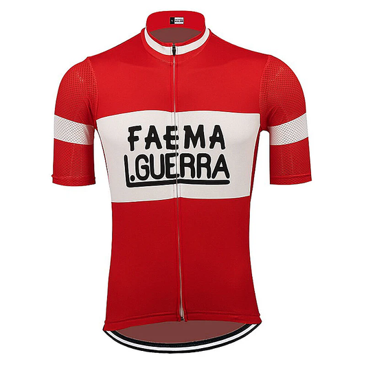 Faema Guerra Retro Red Cycing Jersey