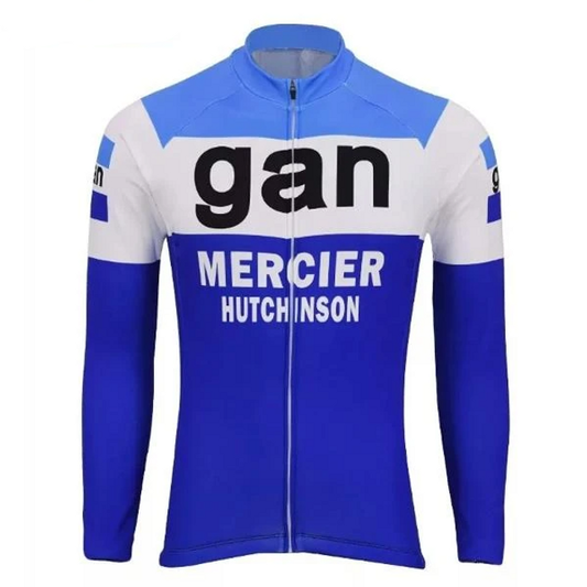 Gan Mercier Hutchinson Blue Cycling Jersey