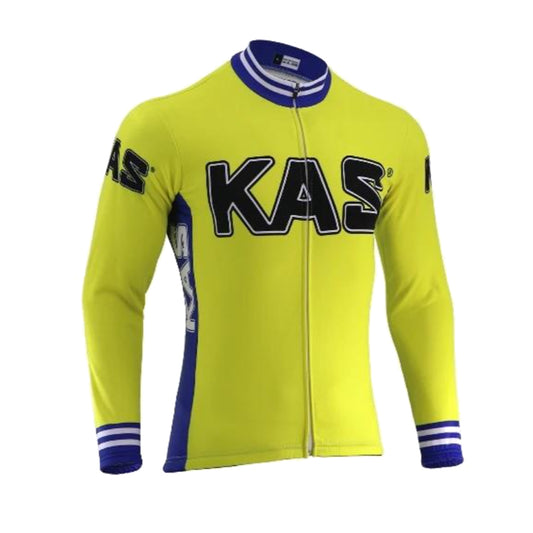 Kas Long Sleeve Retro Cycling Jersey