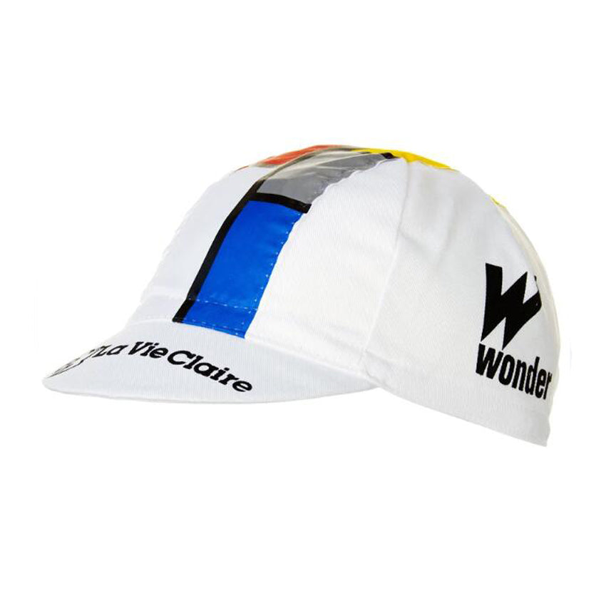 Retro La Vie Claire White Cycling Cap