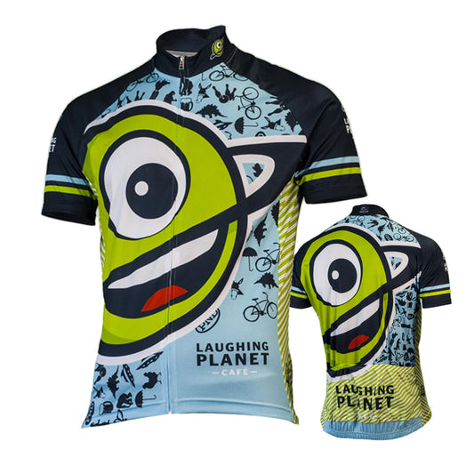 Men's Laughing Planet Short Sleeve Cycling Jersey