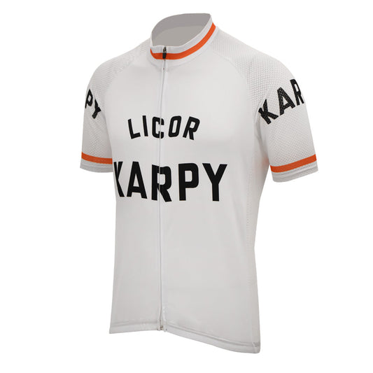 Licor Karpy White Men Short Sleeve Cycling Jersey