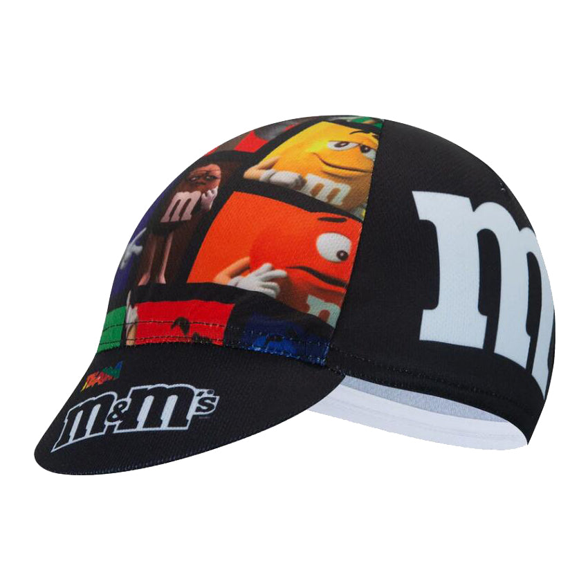 M&Ms Cartoon Black Cycling Cap