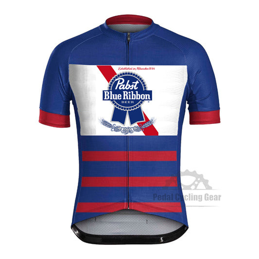 Men's Pabst Blue Ribbon Beer Cycling Jersey