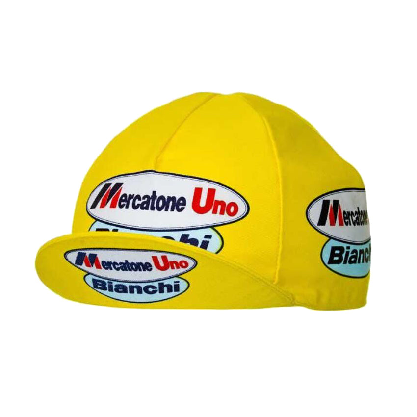 Mercatone Uno Bianchi Vintage Cycling Cap