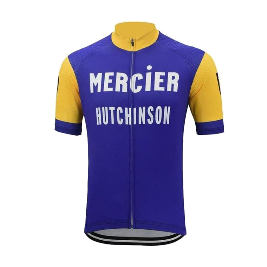 Mercier Hutchinson Blue Retro Cycling Jerseys