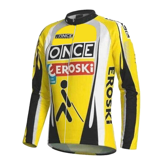 Men's Once Eroski Long Sleeve Retro Cycling Jersey