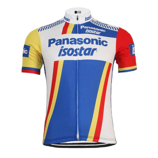 panasonic isostar retro cycling jersey
