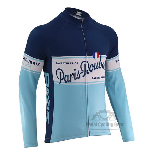 Paris-Roubaix long sleeve retro cycling jersey