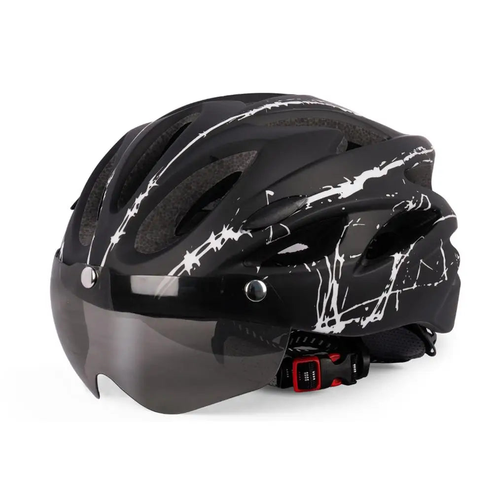 Cycling Helmet with Removable Magnetic Visor