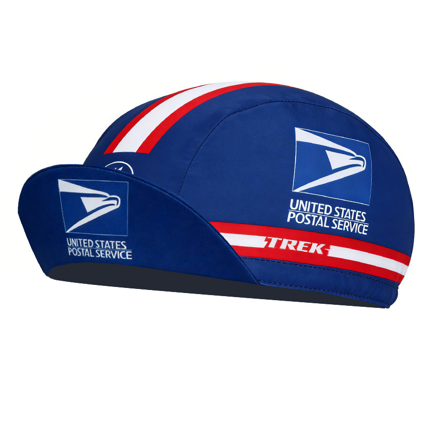 pedaled cap US Postal Service Retro Cycling Futuristic_prop Permacurv visor Color:Gray/red 3 Sechseckige Süßigkeitengläser Aus