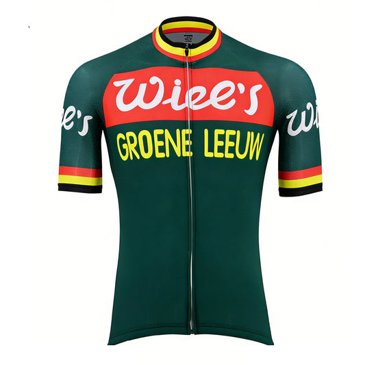 Vintage Wiel's Groene Leeuw Cycling Jersey