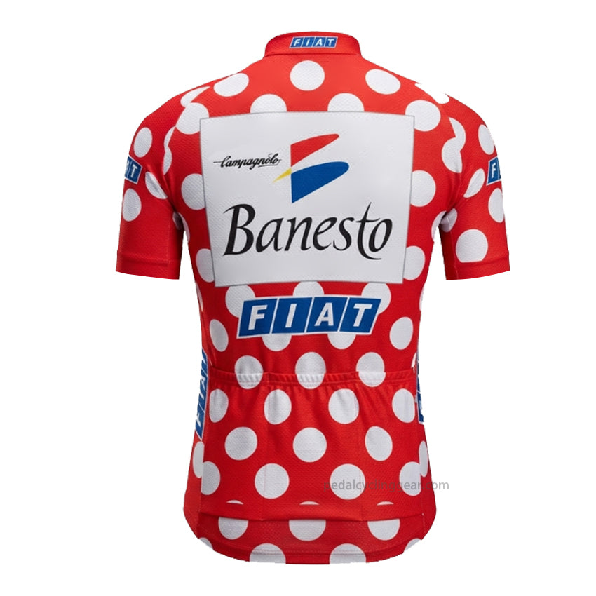 Banesto Cycling Jersey – Red Polka Dot