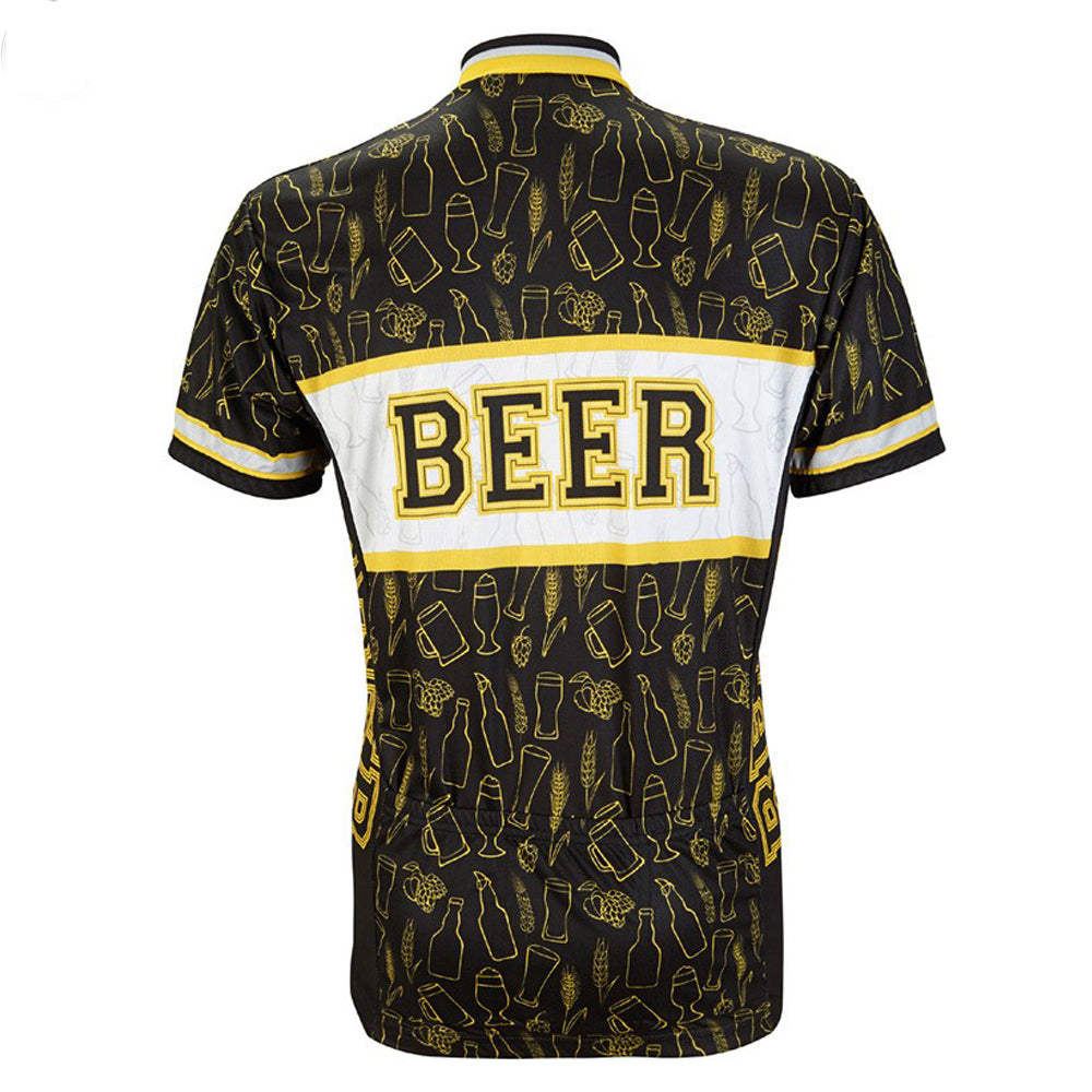 Retro Beer Men's short sleeve Cycling Jerseys