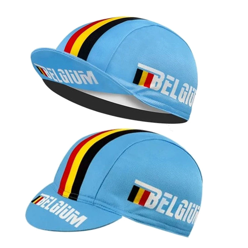 Retro 1882 Belgian Team Cycling Caps