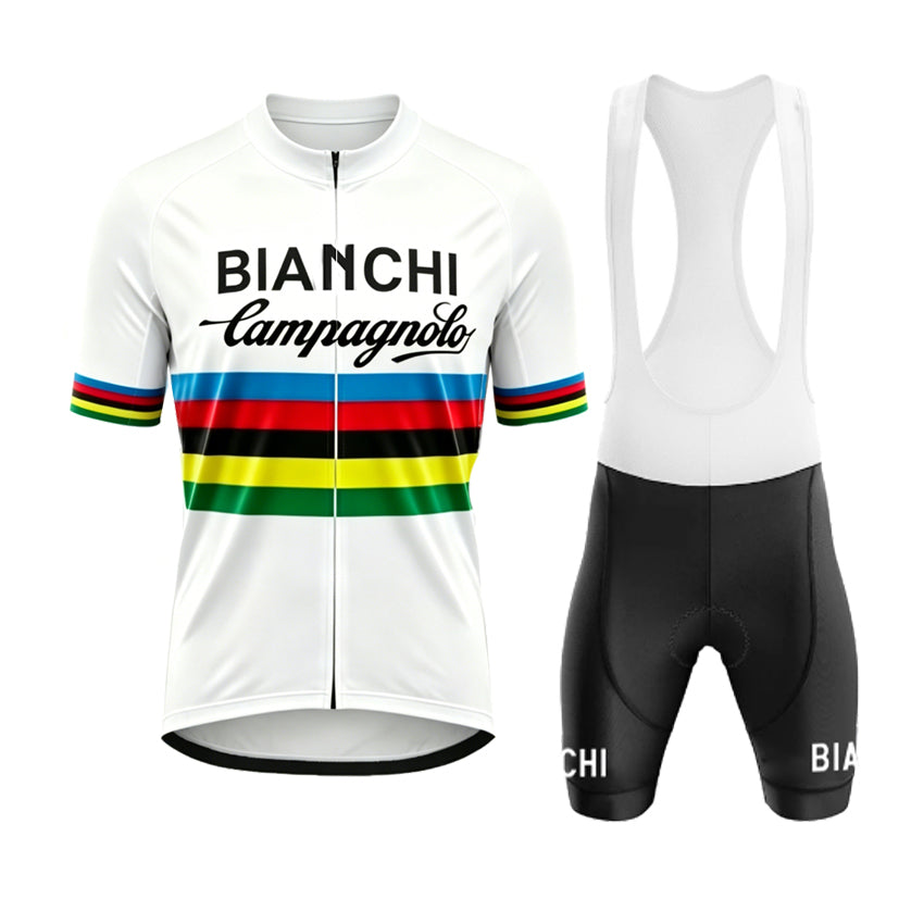 Men's Retro Bianchi Championship Cycling Jersey Set – Pedal Cycling Gear