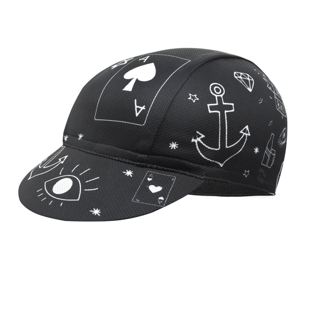 Doodle Cycling Cap - Funny Beer Bicycle Hat