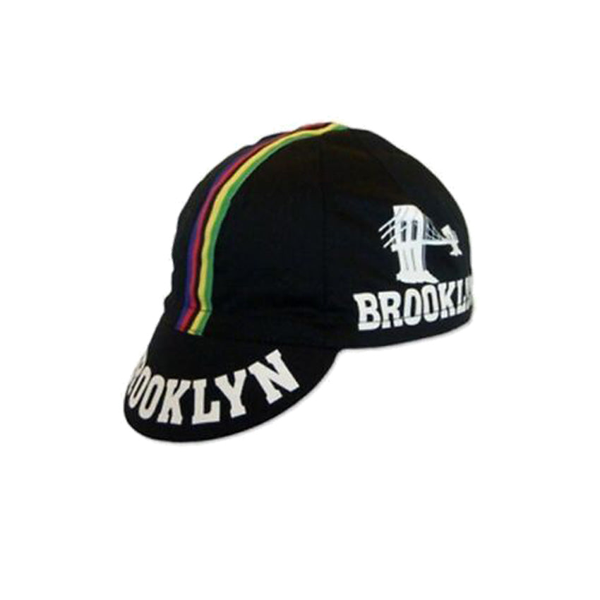 Brooklyn Team Black Retro Cycling Cap
