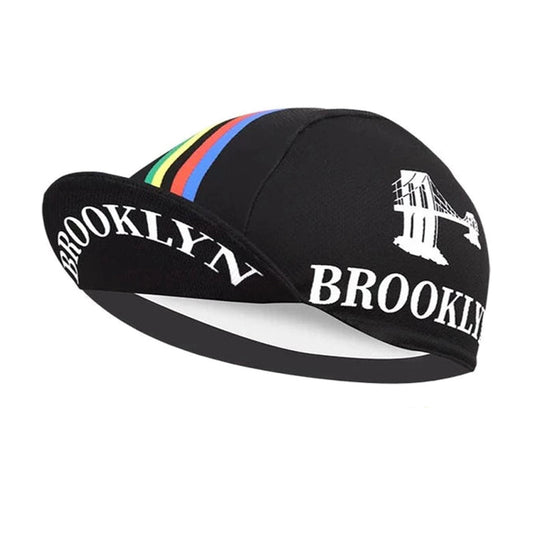 Brooklyn Team Black Retro Cycling cap