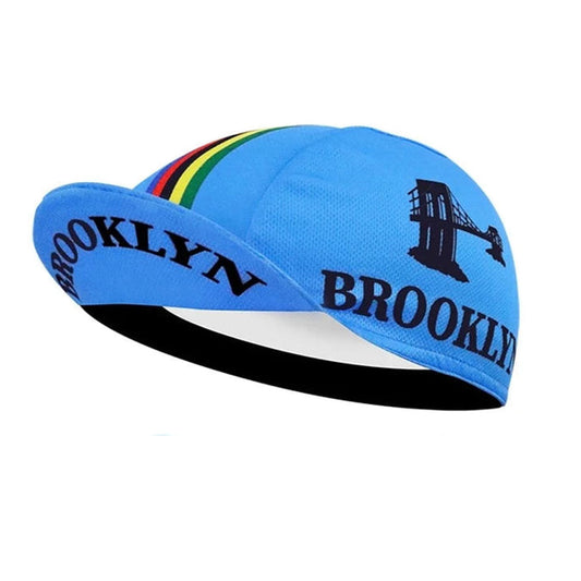 Brooklyn Team Blue Retro Cycling cap