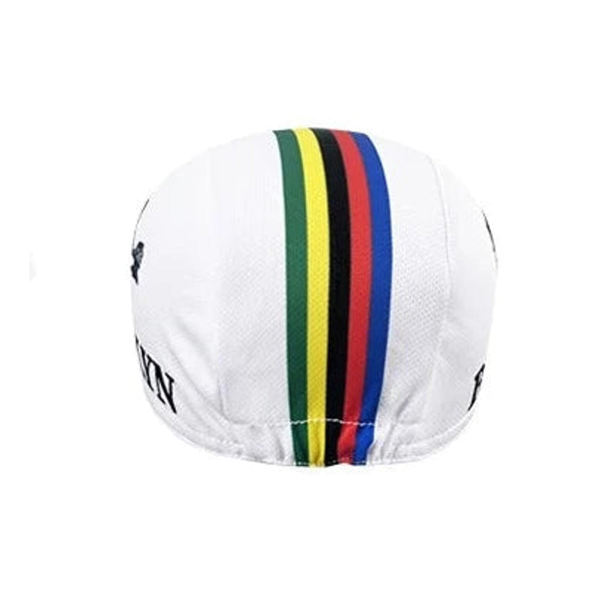 Brooklyn Team White Retro Cycling cap