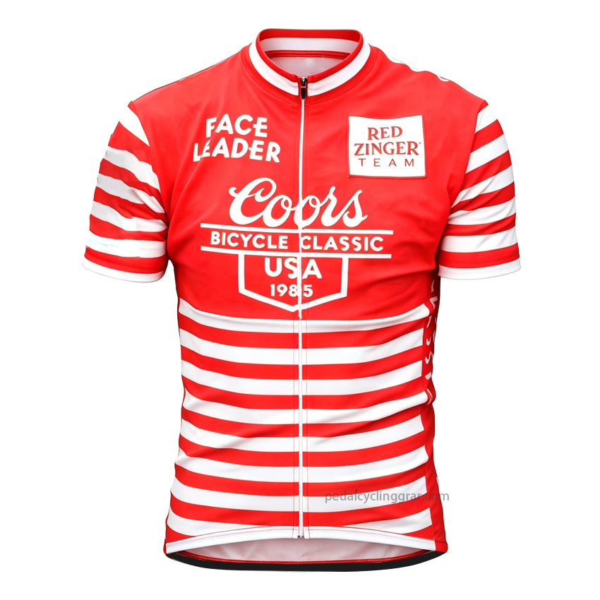 Coors Bicycle Classic Red Zinger Retro Cycling Jersey | Greg Lemond