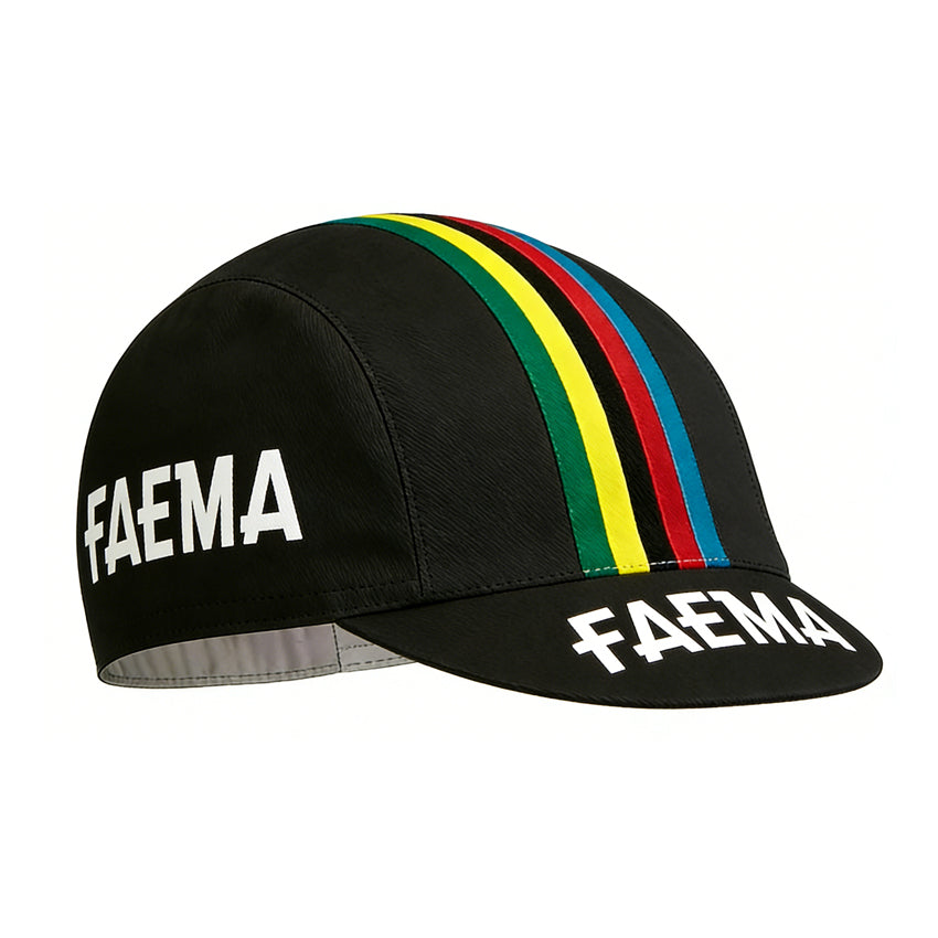 faema black bike cap