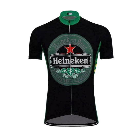 heineken beer black cycling jersey