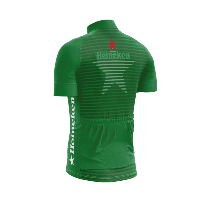 heineken beer green cycling jerseys