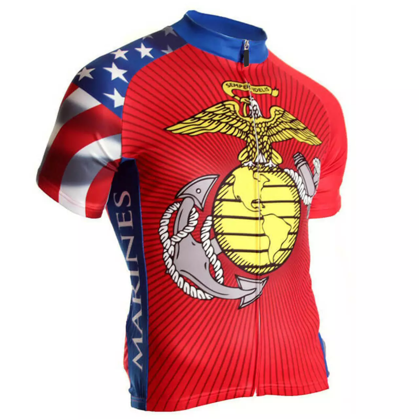 Men's Marines Short Sleeve Cycling Jerseys
