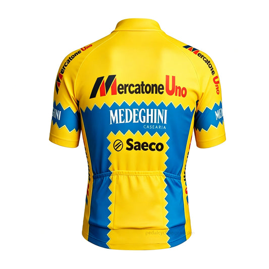 Mercatone Uno Medeghini Retro Cycling Jersey