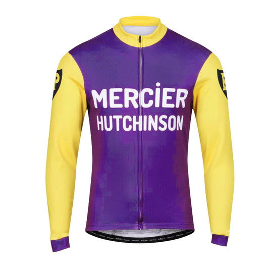 Mercier Hutchinson Long Sleeve Retro Cycling Jersey