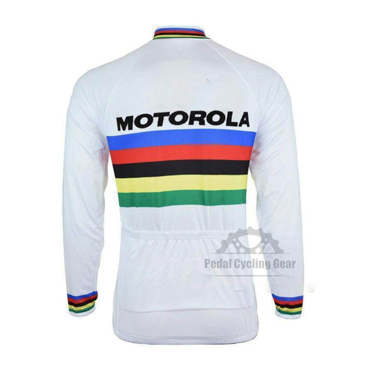Motorola World Champion Long Sleeve Retro Cycling Jersey