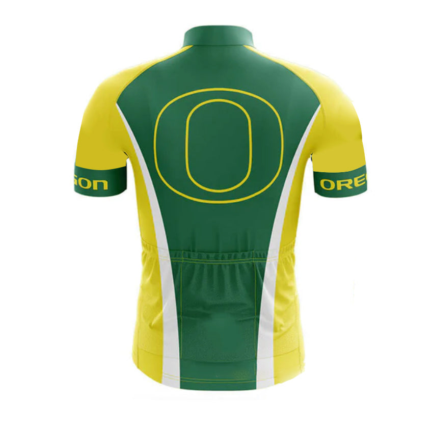 Oregon Men's Short Sleeve Retro Cycling Jerseys