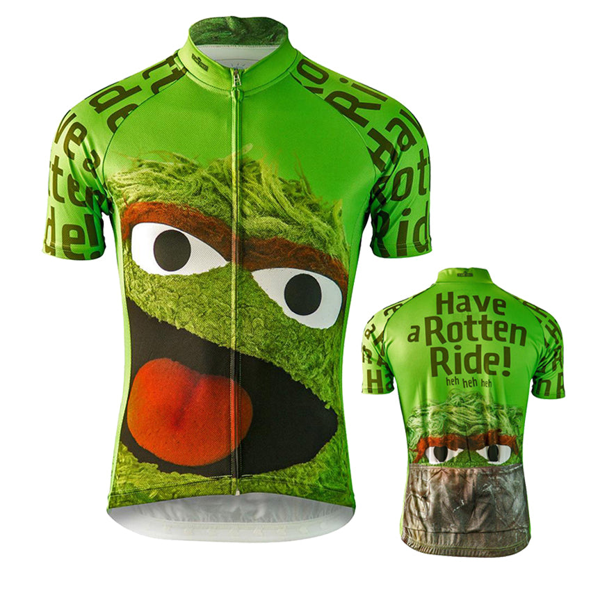 Oscar the Grouch Cartoon Cycling Jersey