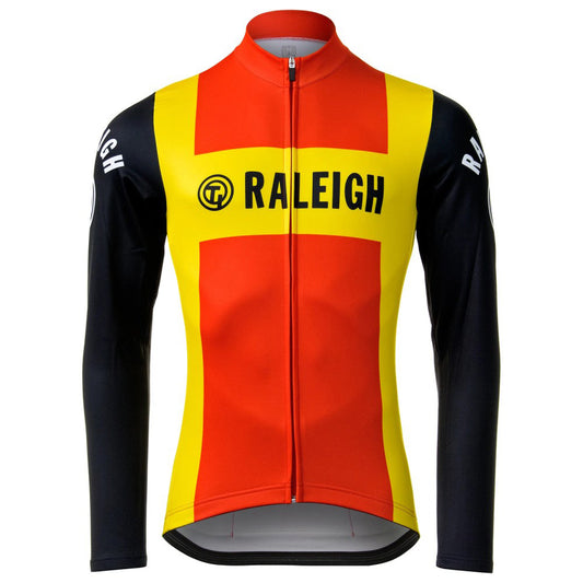 TI–Raleigh Long Sleeve Retro Cycling Jersey