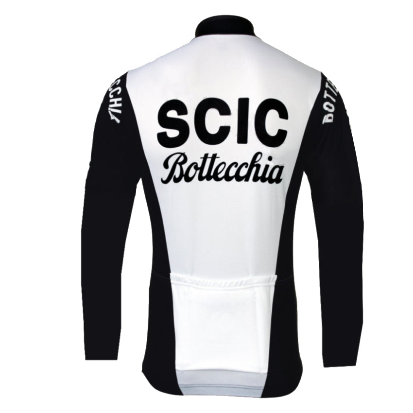 scic bottecchia long sleeve retro cycling jersey