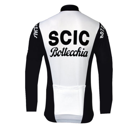 scic bottecchia long sleeve retro cycling jersey