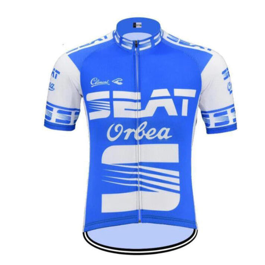 seat orbea retro cycling jersey