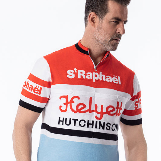 St. Raphaël Helyett wool jersey - chest button pocket detail