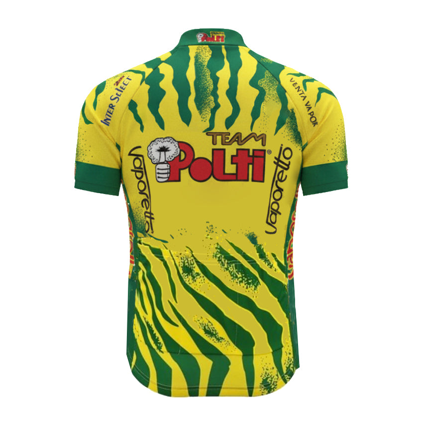 Polti Retro Cycling Jersey Black